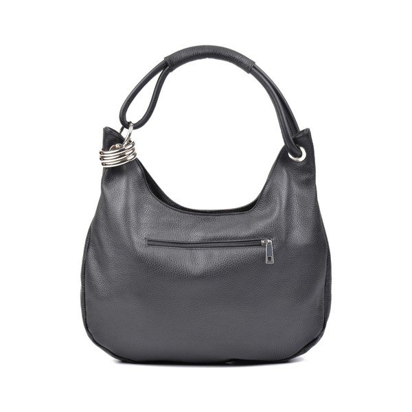 Czarna torebka skórzana Carla Ferreri Giuliya-image-3