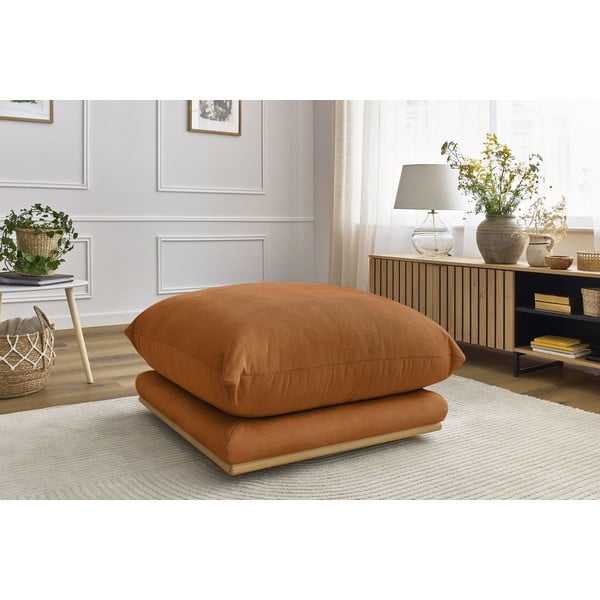 Pomarańczowy podnóżek Ernest – Bobochic Paris-image-1