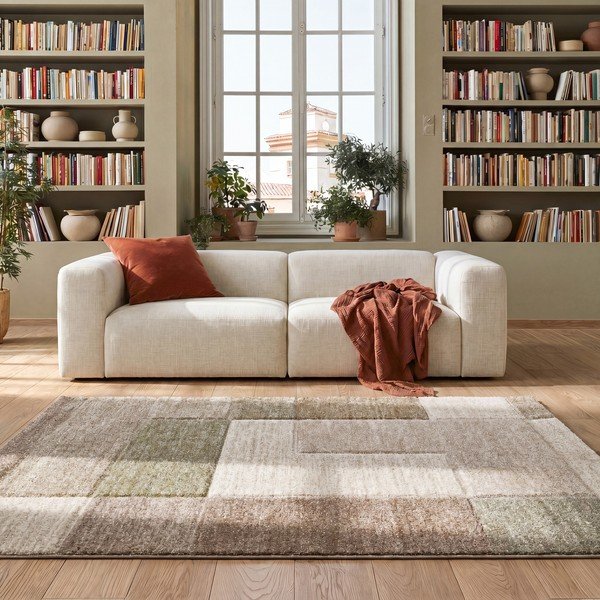 Dywan w kolorze khaki/beżowy 160x235 cm Teva – Universal-image-1