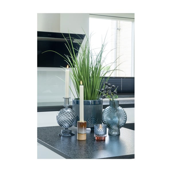 Niebieski szklany wazon (wysokość 20,5 cm) Sia – House Nordic-image-2