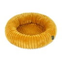 Musztardowe legowisko dla psów ø 40 cm Dog Fantasy Stripe – Plaček Pet Products