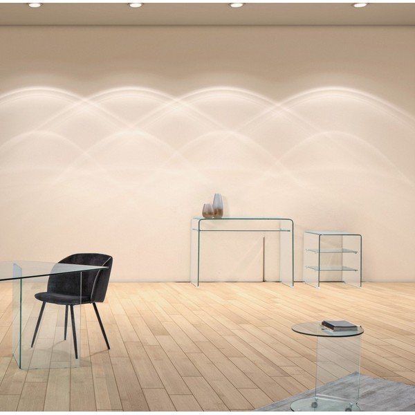 Szklana konsola 35x110 cm Iride – Bizzotto-image-1