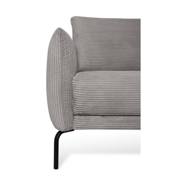 Jasnoszary sztruksowy narożnik (lewostronny) Venray – Scandic-image-4