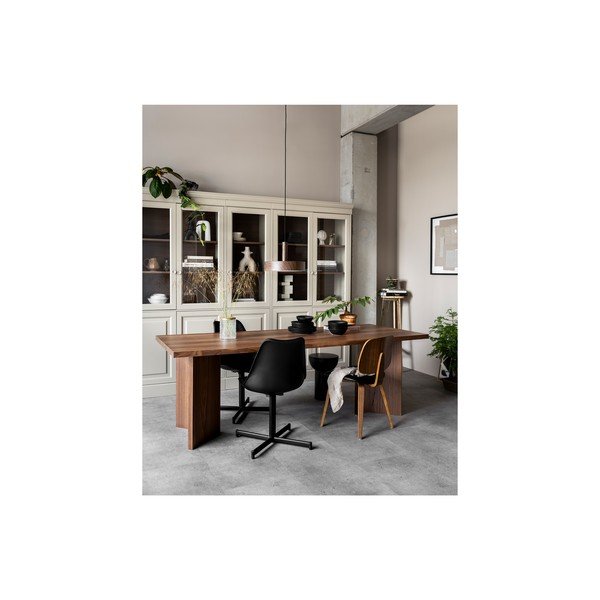 Szara witryna z litego drewna sosnowego 54x215 cm Chow – vtwonen-image-1