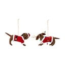 Wełniane ozdoby świąteczne zestaw 2 szt. 12 cm Monty – Bloomingville