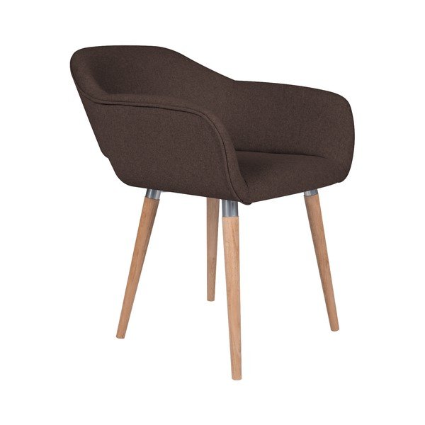 Brązowe krzesło do jadalni Cosmopolitan Design Napoli-image-1