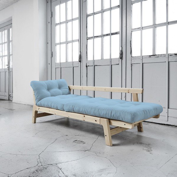 Sofa rozkładana Karup Step Natural/Celeste-image-3