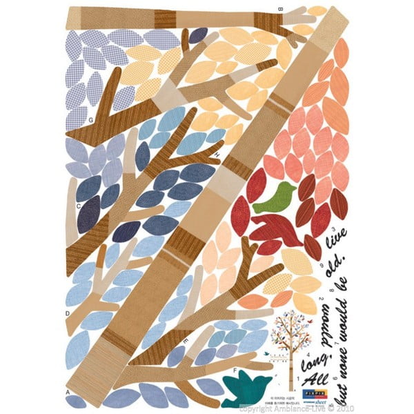 Naklejka Ambiance Tree and birds-image-1