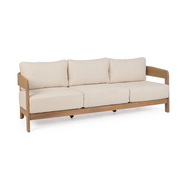 Sofa ogrodowa z litego drewna akacjowego w naturalnym kolorze Pablo – Bizzotto-image-2