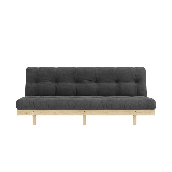 Czarnoantracytowa sztruksowa sofa 200 cm Lean – Karup Design