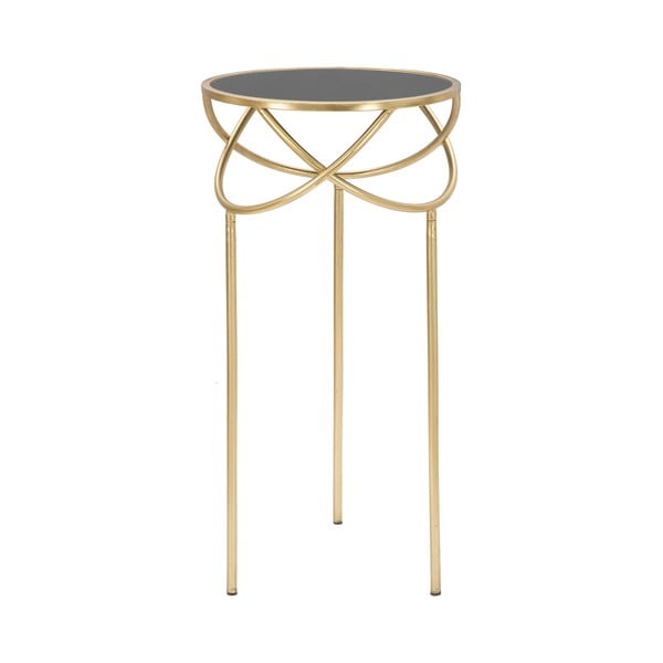 Okrągły stolik ze szklanym blatem ø 40 cm Ring – Mauro Ferretti