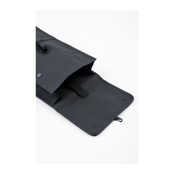 Czarny plecak o wysokiej wodoodporności Rains Backpack Mini-image-4