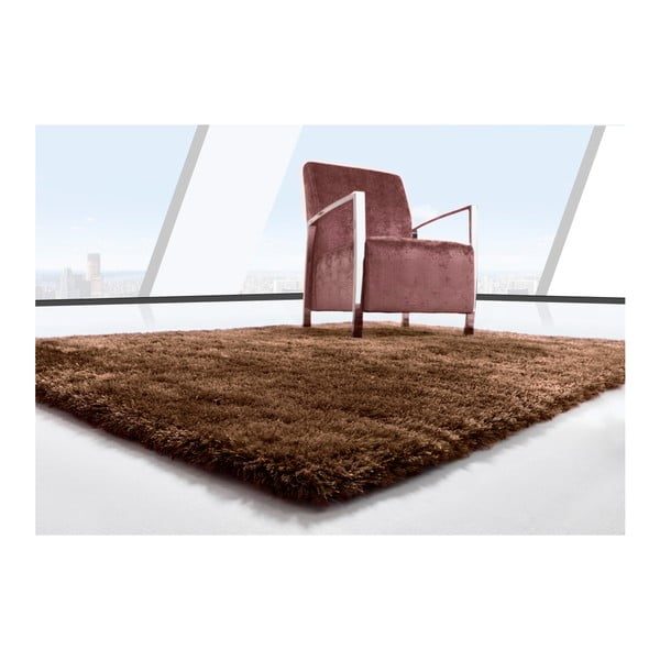 Ciemnobrązowy dywan Universal Stela Brown, 60x110 cm