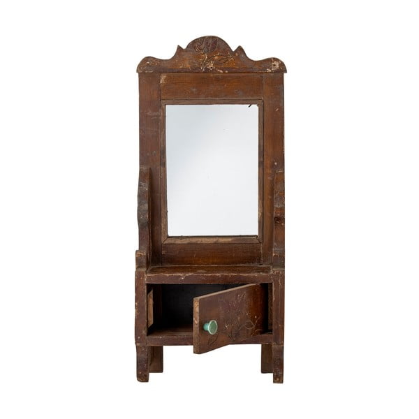 Lustro z drewnianą ramą ścienne 17,5x43 cm Sehar – Bloomingville-image-4