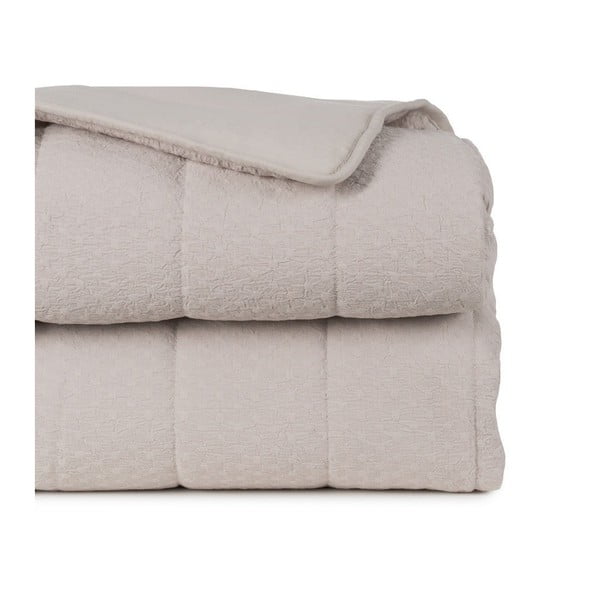 Beżowa narzuta pikowana 240x260 cm – Ixia