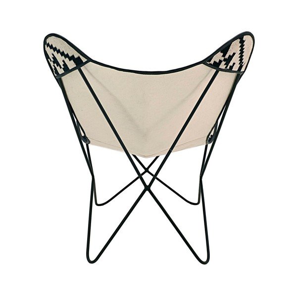 Czarno-
  biały fotel Ethno-image-2