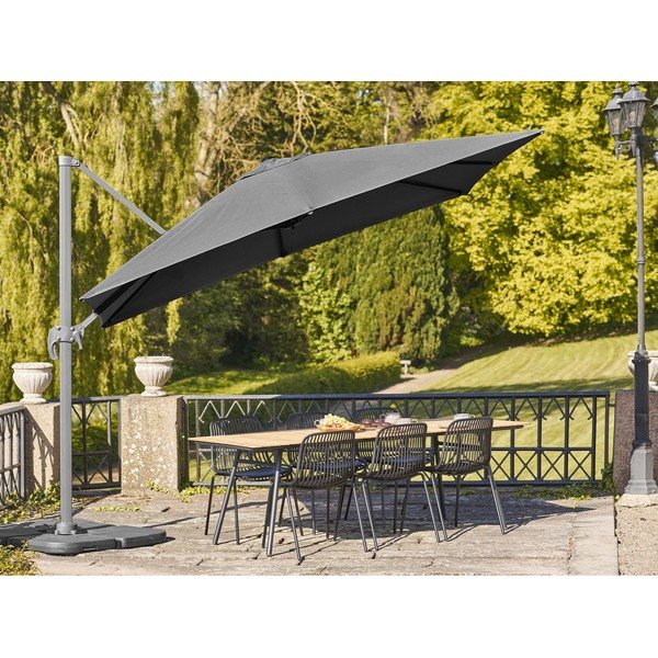 Czarny parasol ogrodowy ø 295 cm Baza – House Nordic-image-3