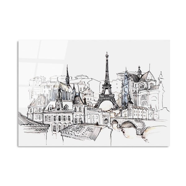 Szklany obraz 70x100 cm Paris – Wallity