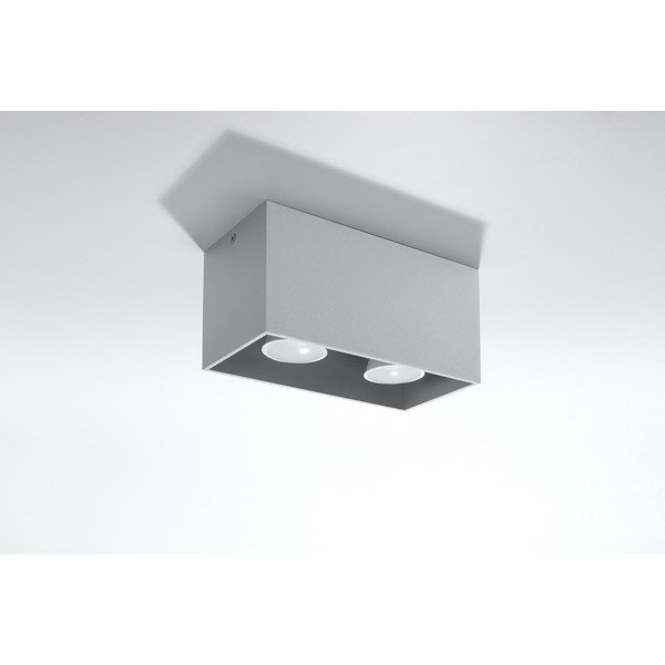 Szara lampa sufitowa Sollux Geo-image-3