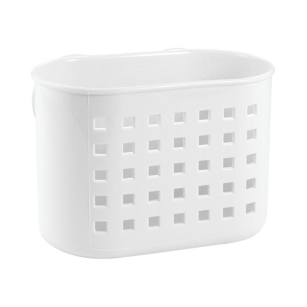 Biały samoprzylepny koszyk iDesign Mini Shower-image-1