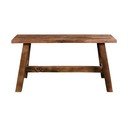 Brązowa drewniana ławka ogrodowa Barcelona – House Nordic