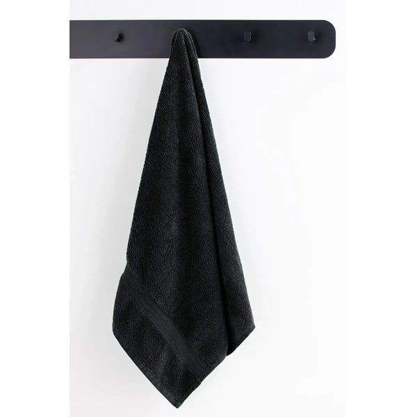 Zestaw 6 czarnych ręczników DecoKing Marina-image-1