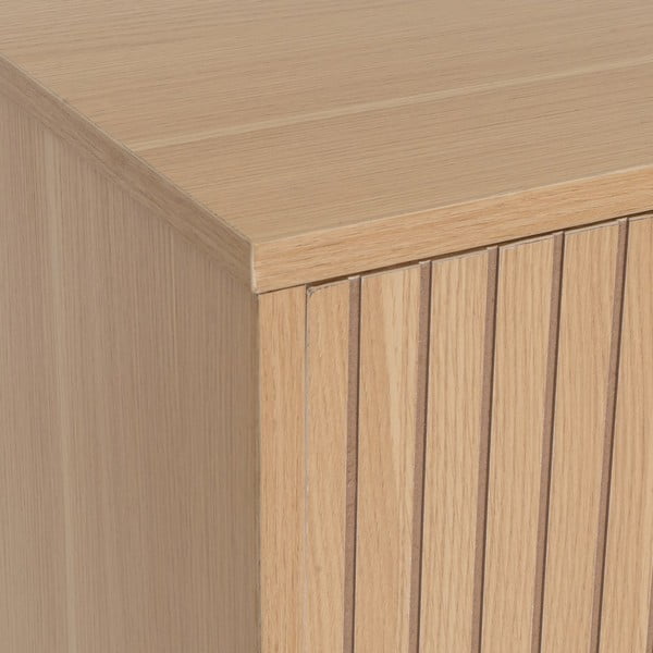 Szafka pod TV w dekorze dębu w naturalnym kolorze 120x45x40 cm Mid-Lines – Casa Selección-image-3