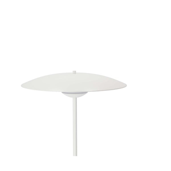 Biała lampa stojąca LED z metalowym kloszem (wysokość 140 cm) Lund – Candellux Lighting-image-3