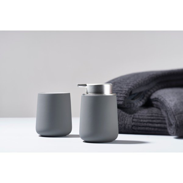 Ciemnoszary kubeczek na szczoteczki Zone Nova-image-1