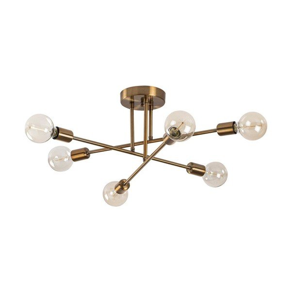 Lampa sufitowa w kolorze złota 64x64 cm Flower – Opviq lights