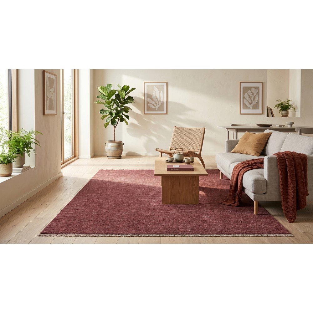 Bordowy dywan 160x230 cm Puro – ESTE (zdjęcie 10)
