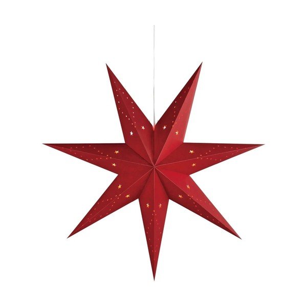 Czerwona świąteczna wisząca dekoracja świetlna Saturnus – Markslöjd