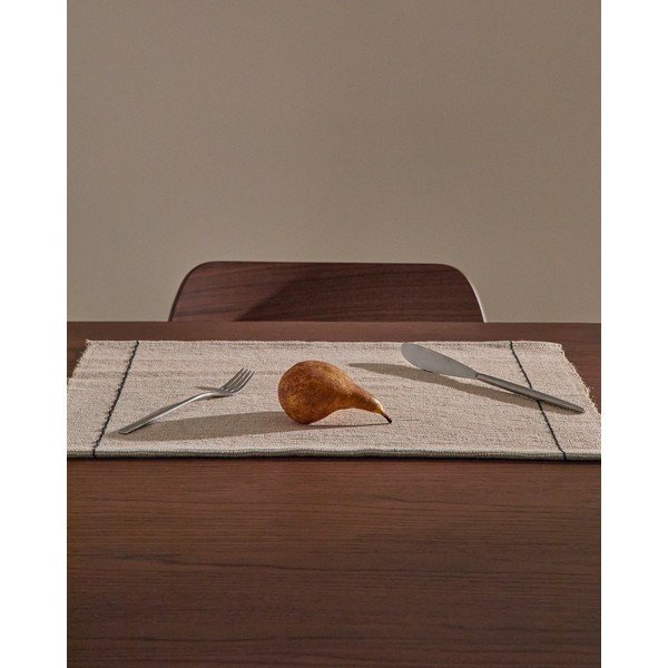 Maty stołowe z mieszanki bawełny zestaw 2 szt. 35x50 cm Lunel – Kave Home-image-1