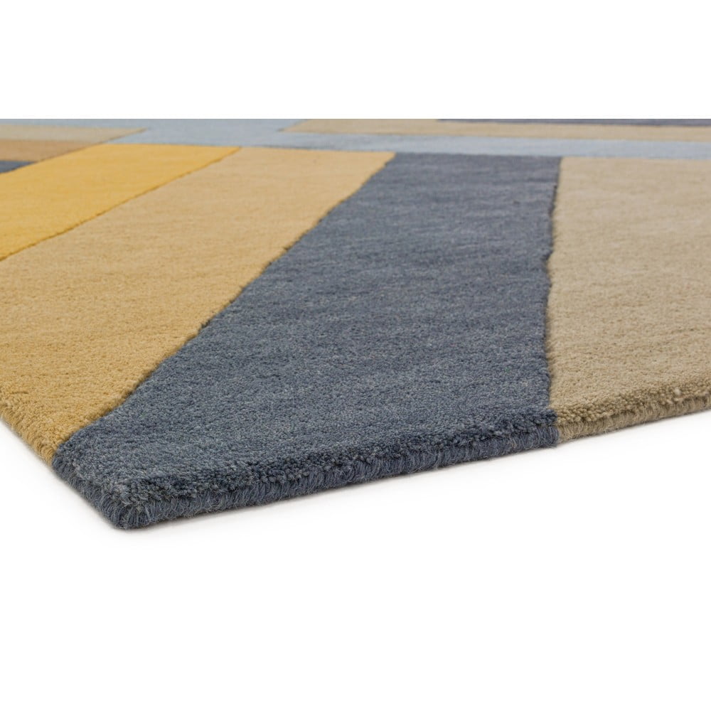 Szaro-żółty dywan Asiatic Carpets Big Zig, 120x170 cm (zdjęcie 4)