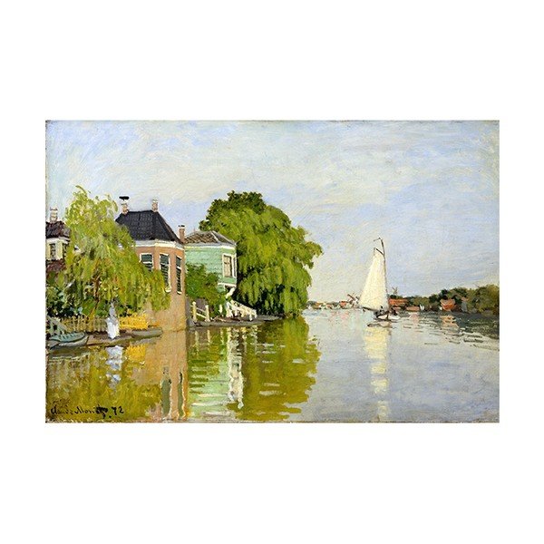 Reprodukcja obrazu Claude'a Moneta - Houses on the Achterzaan, 45x30 cm