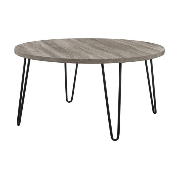 Brązowoszary stolik Støraa Owen, ø 90 cm-image-3