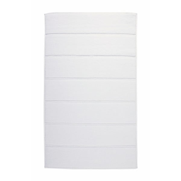 Biały dywanik łazienkowy Aquanova Adagio, 60x100 cm