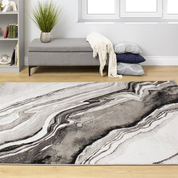 Szaro-czarny dywan Webtappeti Manhattan Empire, 160x230 cm-image-2