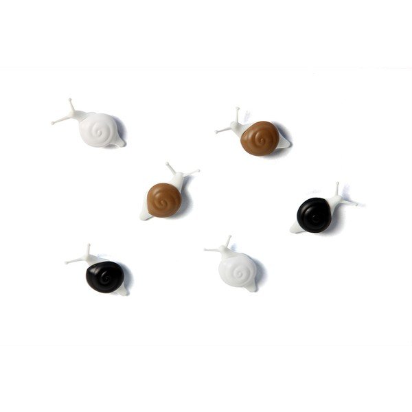 Zestaw 6 magnesów Qualy&CO Snail-image-1