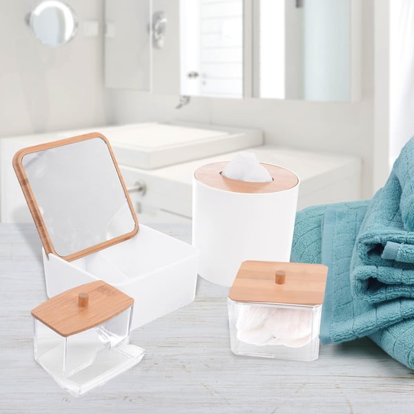 Biały plastikowy kosz na śmieci 1,6 l Whitney – Orion-image-1