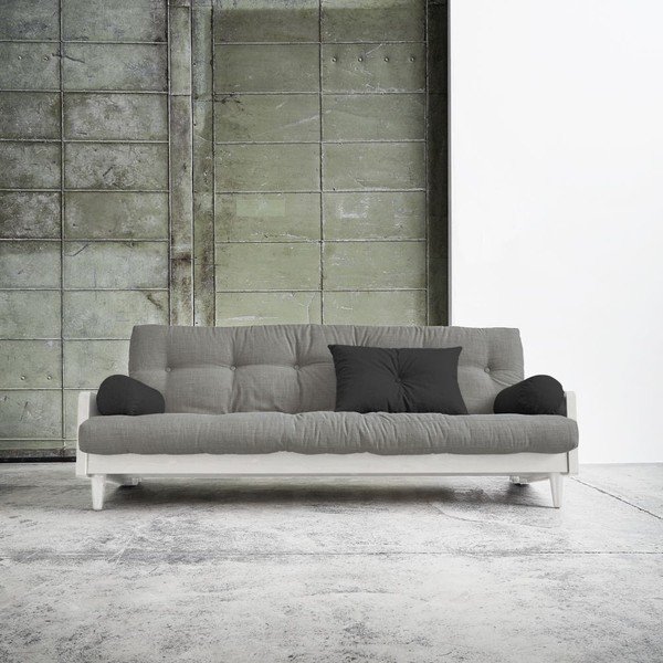 Sofa rozkładana Karup Indie White/Granite Grey/Dark Grey-image-1