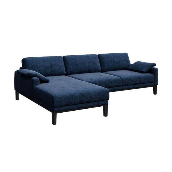 Niebieska sofa z szezlongiem po lewej stronie MESONICA Musso-image-2
