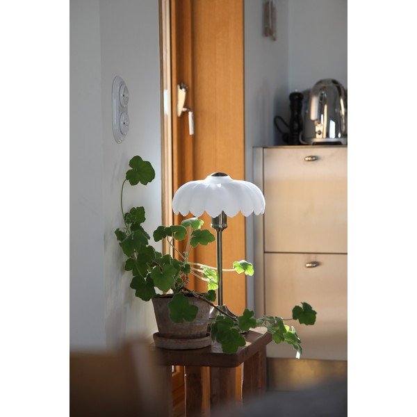 Kremowa/w kolorze mosiądzu lampa stołowa (wysokość 43 cm) Kurage – Markslöjd-image-2