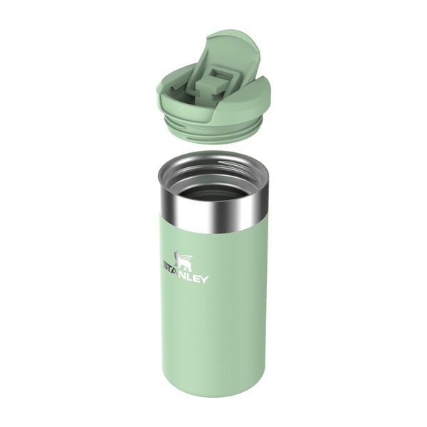 Szałwiowy kubek termiczny ze stali nierdzewnej 350 ml AeroLight™ Transit Mug Pistachio – Stanley-image-1