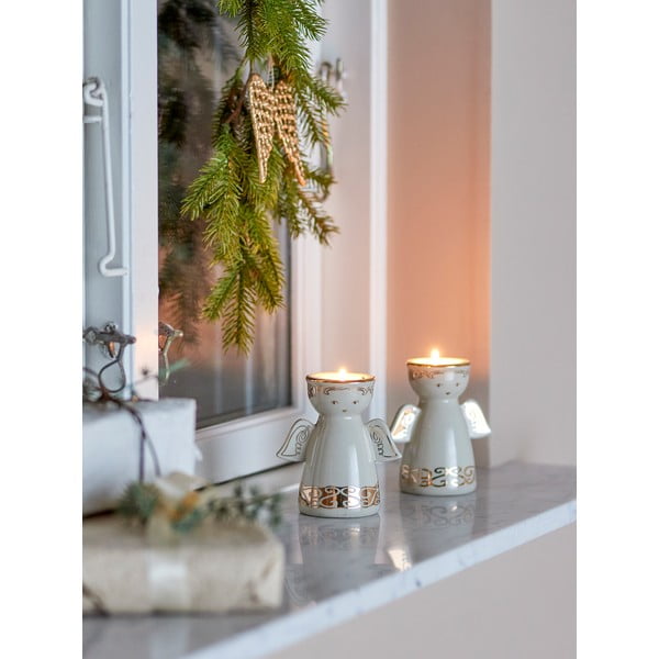 Kamionkowe świeczniki na świeczkę typu tealight zestaw 2 szt. Faella – Bloomingville-image-1