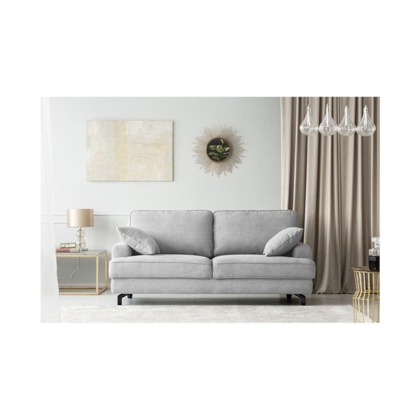 Szarobiała sofa dwuosobowa Kooko Home Salsa-image-1