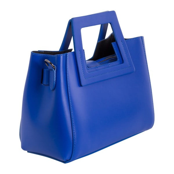Niebieska torebka skórzana Andrea Cardone Alessia
