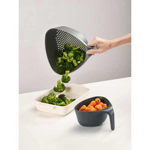 Szare durszlaki Joseph Joseph Colanders-image-1