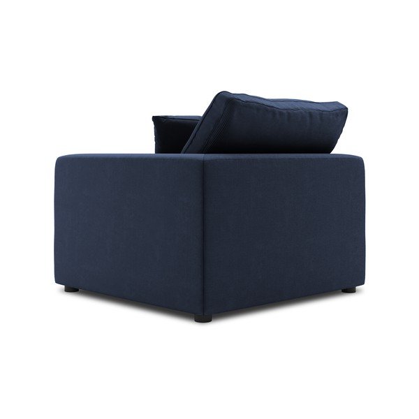 Ciemnoniebieska narożna część sztruksowej sofy modułowej Windsor & Co Sofas Galaxy, prawostronna-image-3