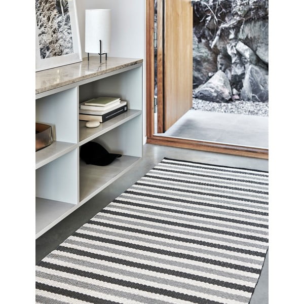 Szaro-beżowy dywan odpowiedni na zewnątrz 70x120 cm Teo Warm Grey – Pappelina-image-1